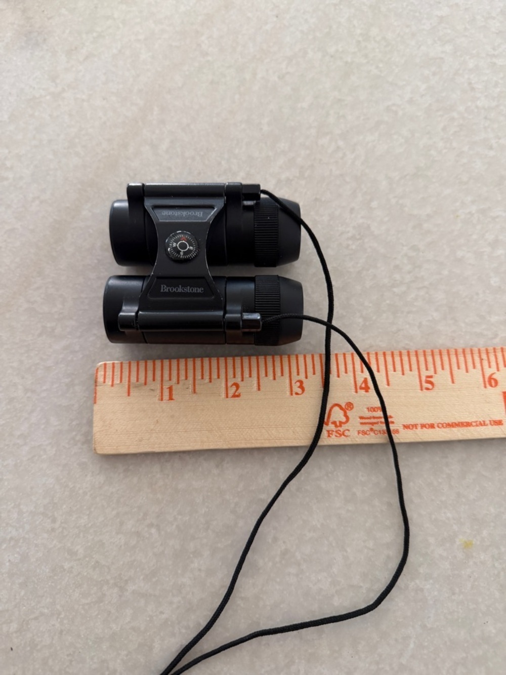 Brookstone Compact Black Binoculars with Red Lenses - Picture 4 of 9